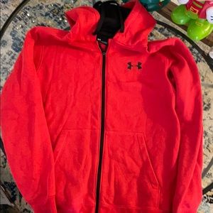 Under Armour Red Hoodie Sweatshirt - worn once!